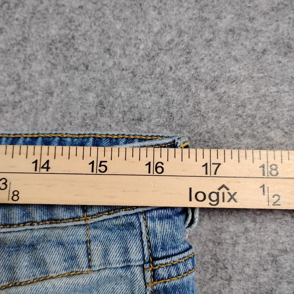 R13 Mens Slim Fit Light Wash Distressed Blue Jeans Made in Italy  32x27 - Picture 11 of 16